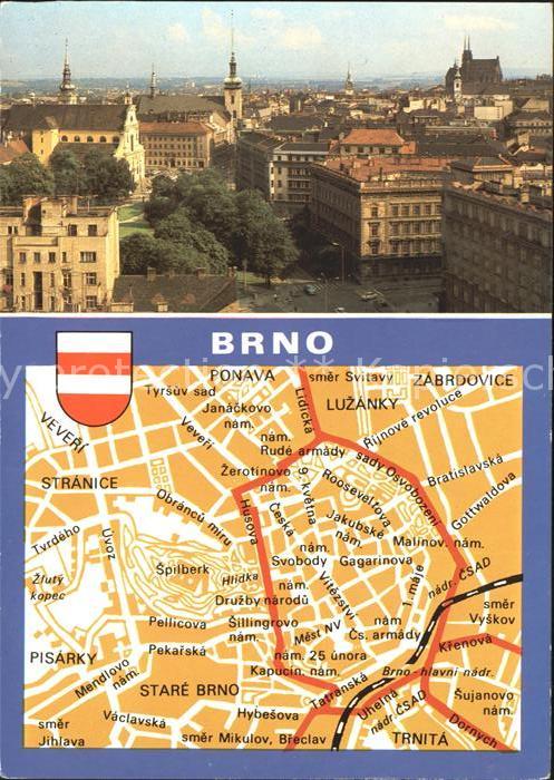 Brno Bruenn Stred mesta Blick über die Stadt Stadtp
