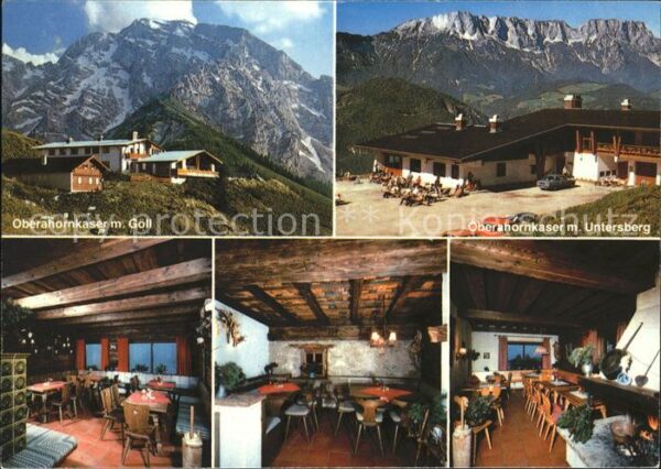 Berchtesgaden Berggaststätte Oberahornkaser Untersber