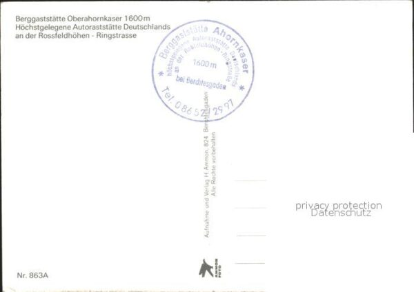 Berchtesgaden Berggaststätte Oberahornkaser Untersber – Bild 2