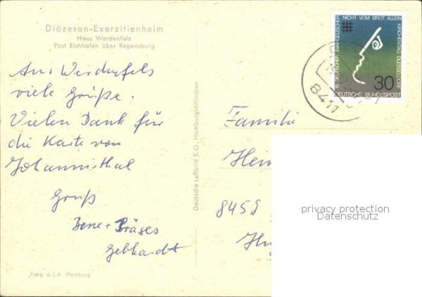 Eichhofen Regensburg Diözesan Exerzitienheim Haus Werdenfels – Bild 2