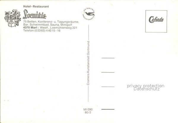 Marl Westfalen Hotel Restaurant Loemühle – Bild 2