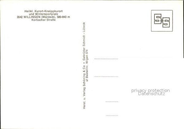 Willingen Sauerland Korbacher Strasse Heilklimatischer Knei – Bild 2