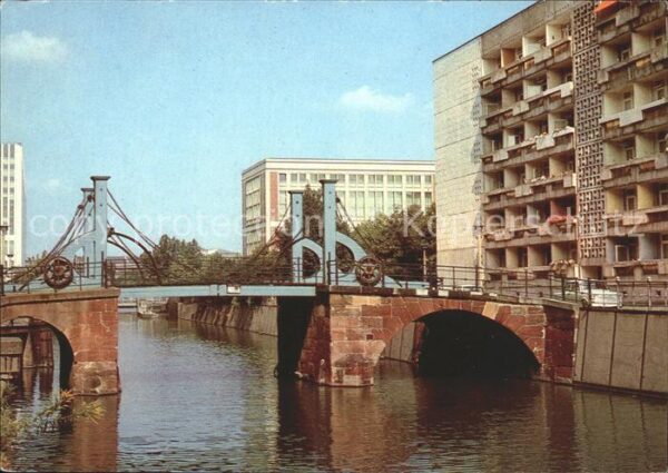 Berlin Jungfernbrücke Klappbrücke 18. Jhdt. Te