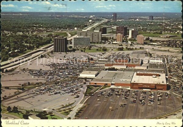 Southfield Michigan Northland Center aerial view