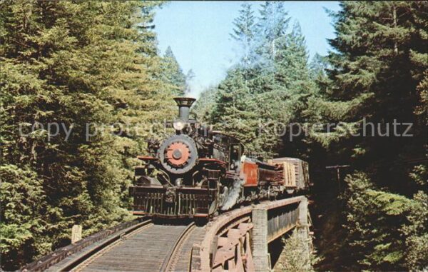 Lokomotive California Western 46