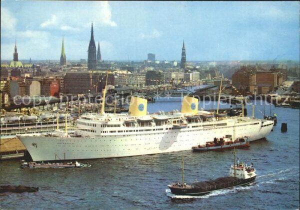 Faehre Ferry Bac Traghetto-- Gripsholm Hamburg Hafen