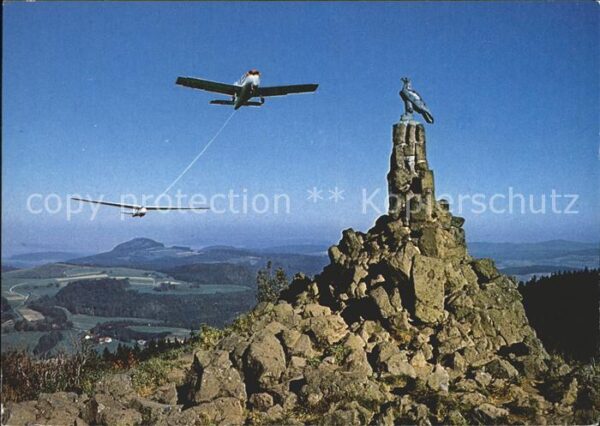 Segelflug Gliding Vol-Voile Vuolo-a-Vela Wasserkuppe Rhön Fliegerdenkmal