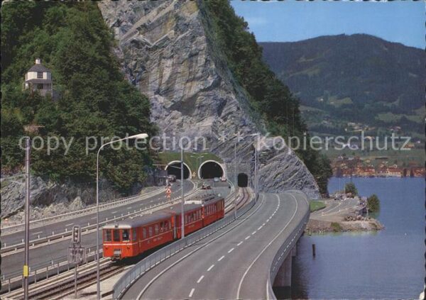 Eisenbahn Acheregg-Brücke Stansstad