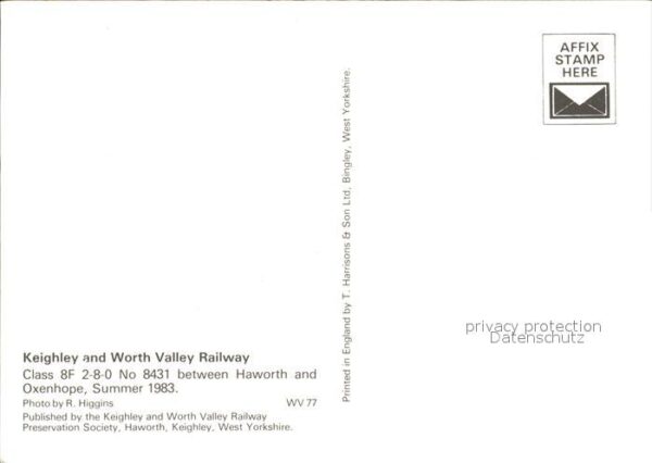 Eisenbahn Keighley and Worth Valley Railway Hawor – Bild 2