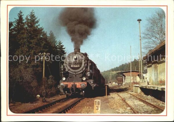 Lokomotive 95 0024 Bahnhof Lichte