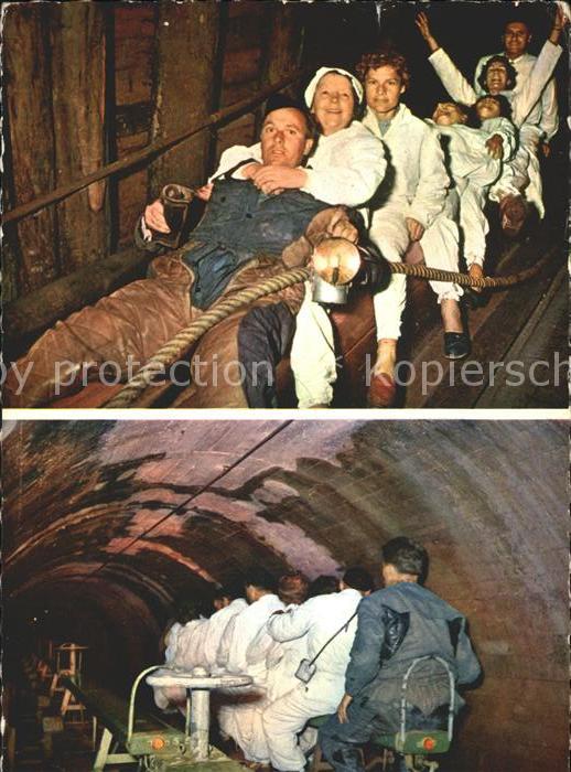 Salzbergwerk Hallein Rutschbahn Stollenfahrt Grubenh