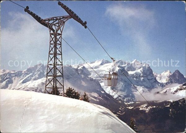 Seilbahn Hasliberg-Käserstatt Wetterhorngruppe