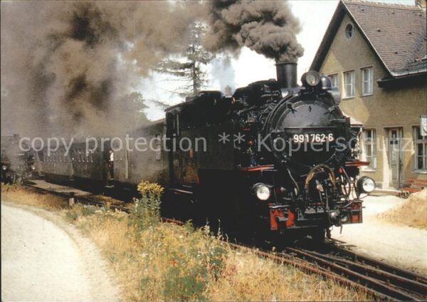 Lokomotive 991762-6 Bahnhof Olbersdorf Oberdorf