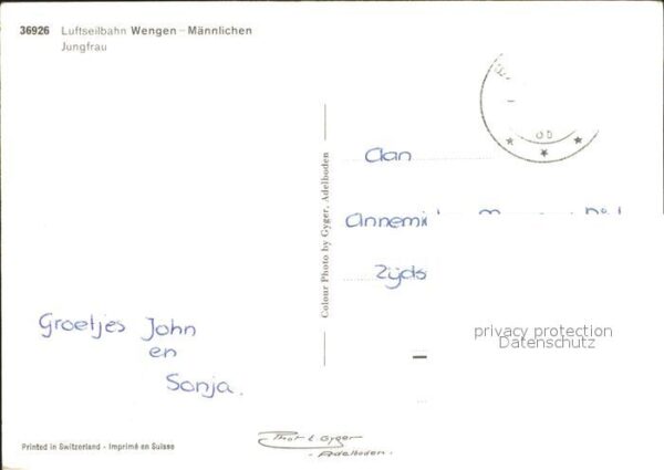Seilbahn Wengen-Männlichen Jungfrau – Bild 2