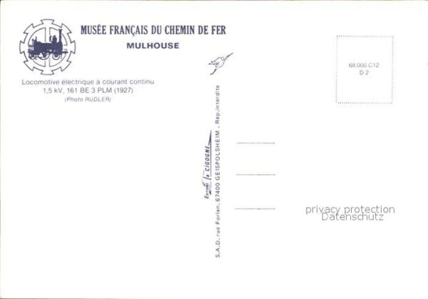 Lokomotive 161.BE.3 Mulhouse Musee Chemin du Fer – Bild 2