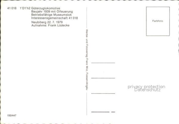 Lokomotive Güterzug 41 018 – Bild 2