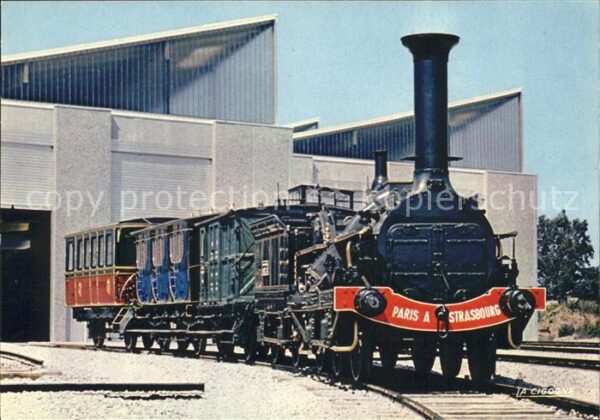 Lokomotive Train de l'epoce Second Empire Mulhouse