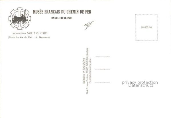 Lokomotive 5452 P.O Mulhouse Musee Chemin de Fer – Bild 2