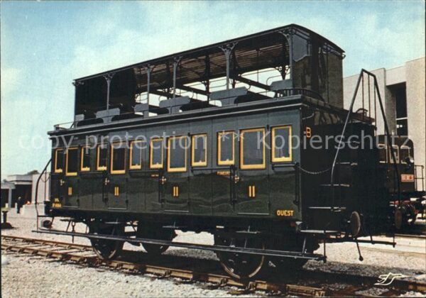 Eisenbahn Voiture 4084 Ouest Mulhouse Musee Chemi