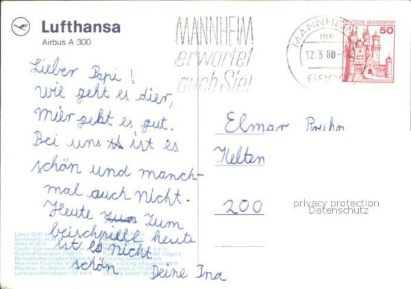 Lufthansa Airbus A 300 – Bild 2
