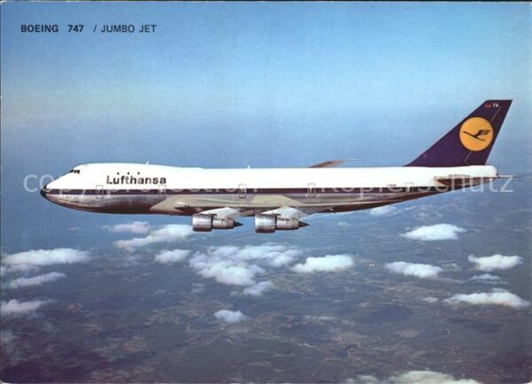 Lufthansa Boeing 747 Jumbo Jet