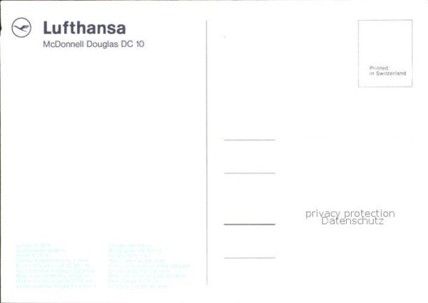 Lufthansa McDonnell Douglas DC 10 – Bild 2