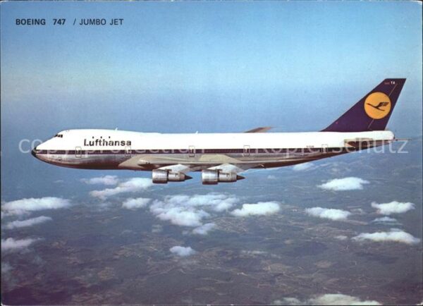 Lufthansa Boeing 747 Jumbo Jet