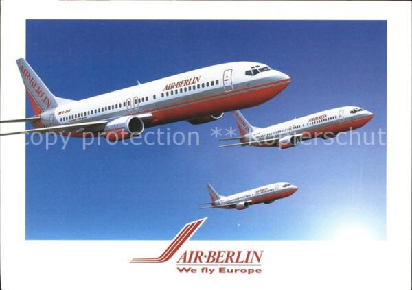Flugzeuge Zivil Air-Berlin Flüsterjet Boeing 737/400