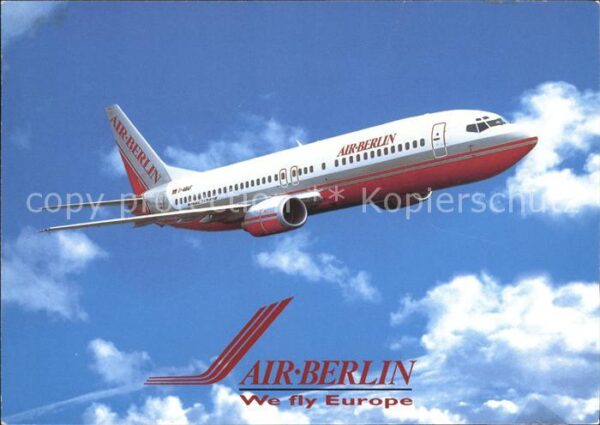 Flugzeuge Zivil Air-Berlin Flüsterjet Boeing 737/400
