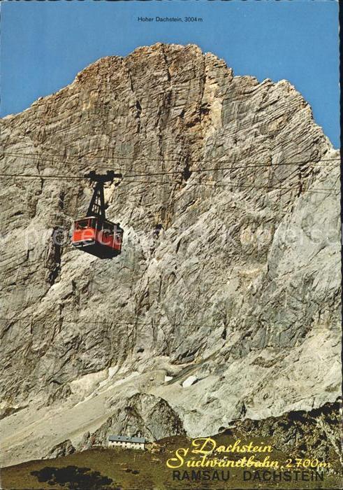 Seilbahn Dachstein-Südwandbahn Ramsau Südwandhüt
