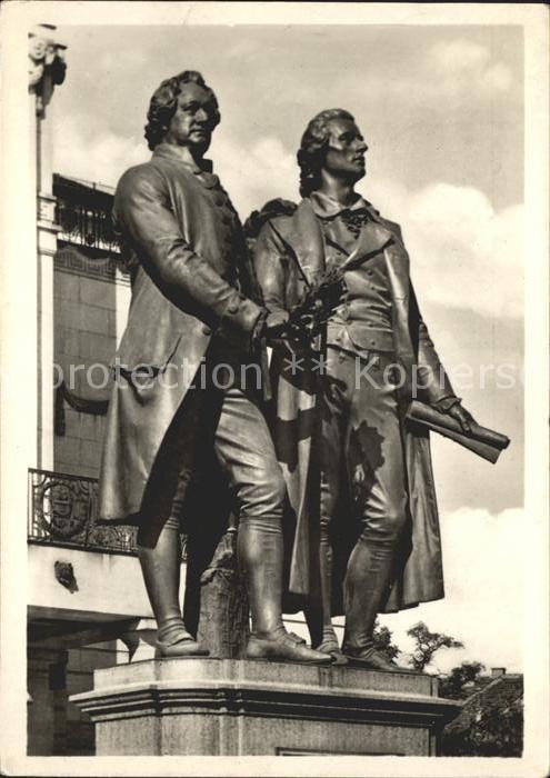 Denkmal Goethe und Schiller Weimar