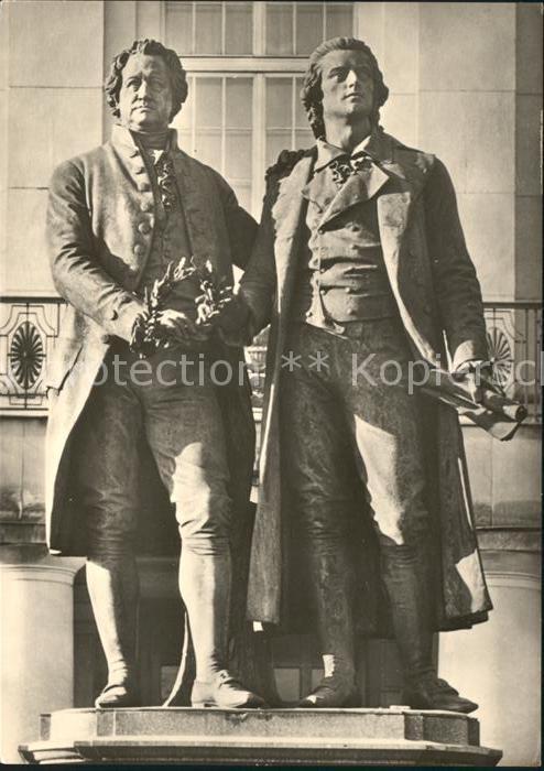 Denkmal Goethe und Schiller Weimar