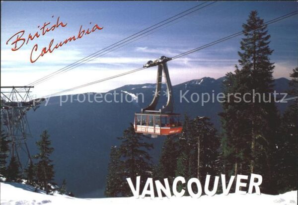 Seilbahn Vancouver Grouse Mountain Skyride Gondo