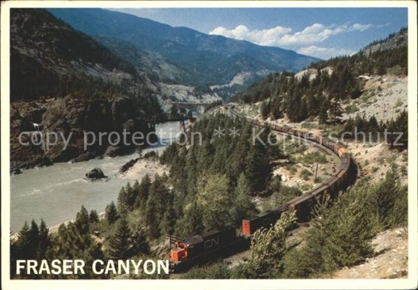 Eisenbahn Fraser Canyon British Columbia Canada