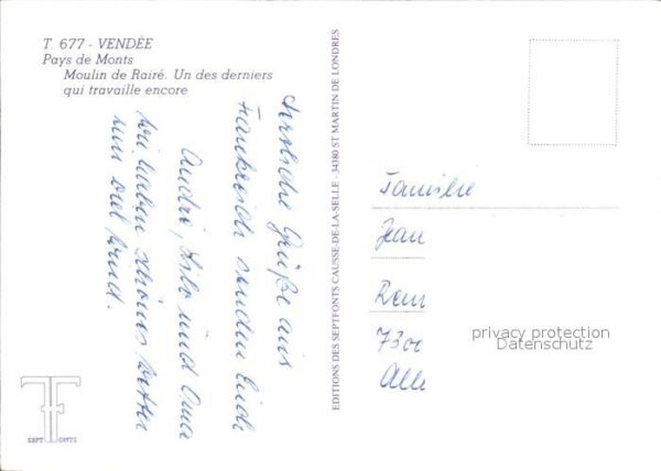 Windmuehle Moulin de Raire Vendee – Bild 2