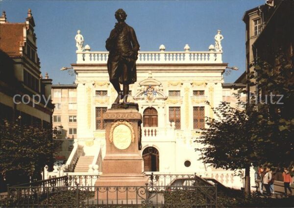 Goethe Johann Wolfgang von Denkmal Leipzig Alte Handelsbörse