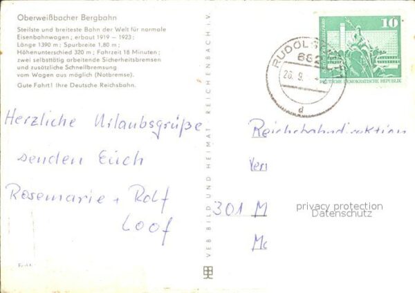 Bergbahn Oberweissbach – Bild 2