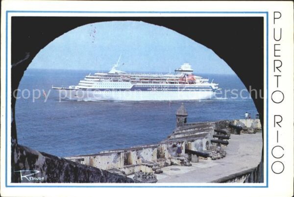Faehre Ferry Bac Traghetto-- El Morro San Juan Puerto Rico