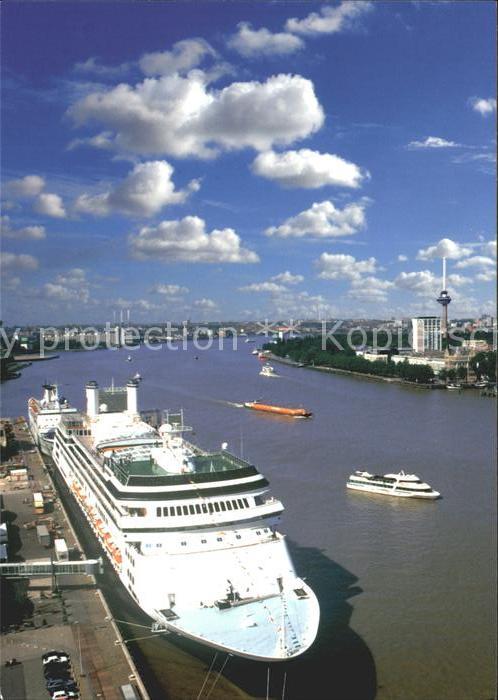 Schiffe Ships Navires Rotterdam River Maas Euromast