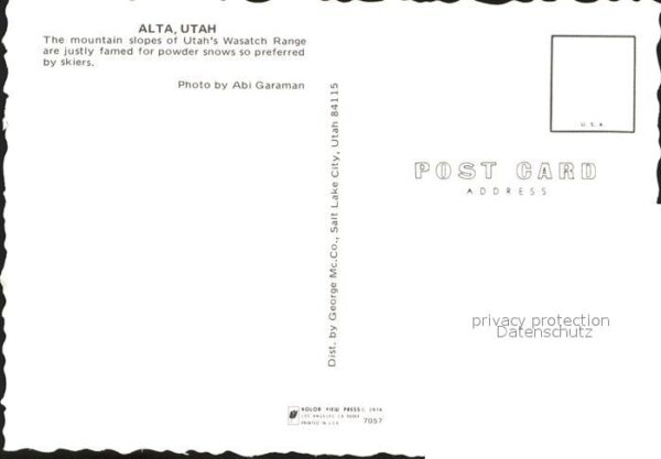 Sessellift Alta Utah Wasatch Range – Bild 2