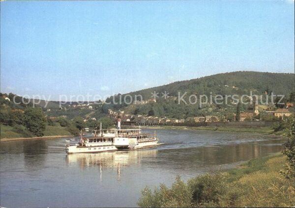 Dampfer Seitenrad Oberdeckdampfer WeltfriedenWeisse Flott