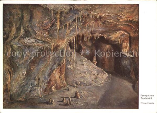 Hoehlen Caves Grottes Feengrotten Saalfeld Saale Neue Grotte