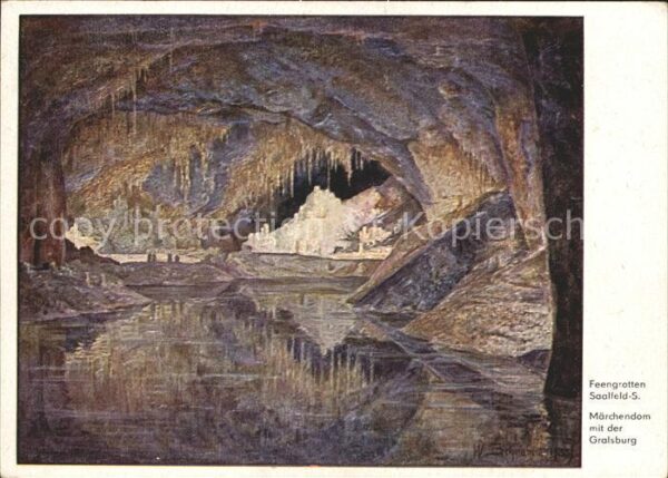 Hoehlen Caves Grottes Saalfeld Saale Feengrotten Märchendom G
