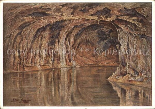 Hoehlen Caves Grottes Saalfeld Saale Linke Quellgrotte
