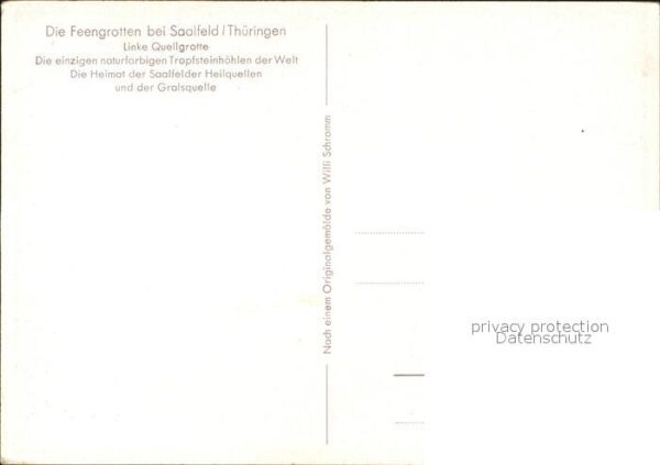 Hoehlen Caves Grottes Saalfeld Saale Linke Quellgrotte – Bild 2