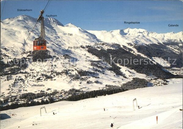 Seilbahn Rothorn Valbella Lenzerheide Alp Stätz
