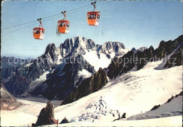 Seilbahn Aiguille du Midi Vallee Blanche Drus Ve