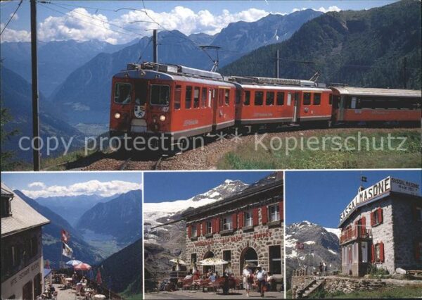 Eisenbahn Alp Grüm Sassal Masone Val Poschiavo