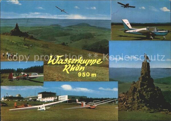 Segelflug Gliding Vol-Voile Vuolo-a-Vela Wasserkuppe Rhön