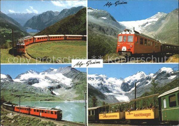 Eisenbahn Alp-Grüm Berninapass